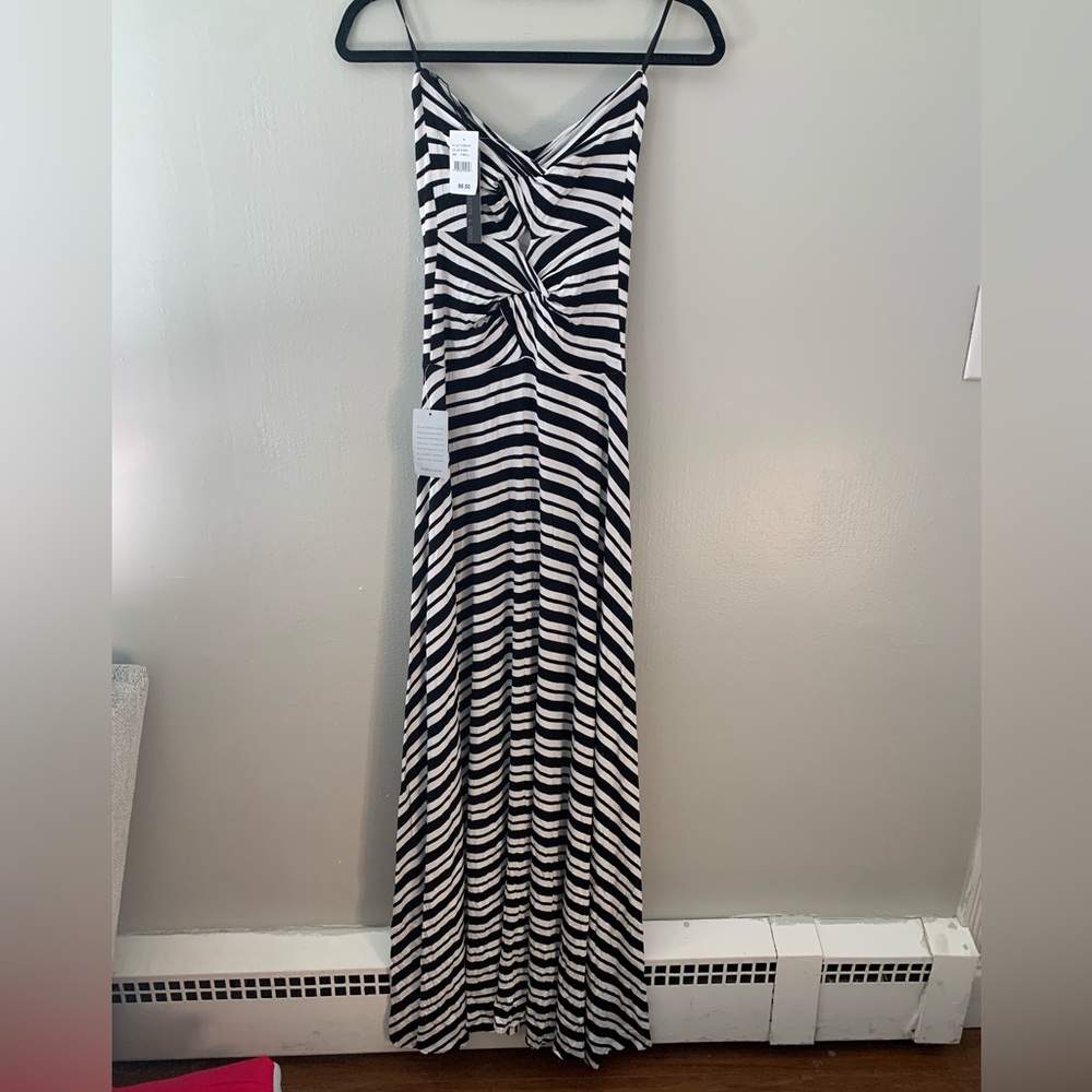 Striped maxi dress